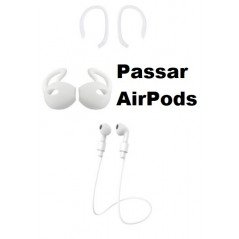 Audio - 5-i-1 Tillbehör för AirPods i vit färg
