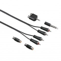 Kabel & adapter - HAMA Kabel Audio Anslutningsset RCA 2.5m