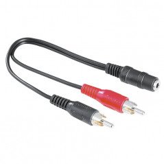 Audio cable and adapter - 3.5 mm AUX hona till RCA hane