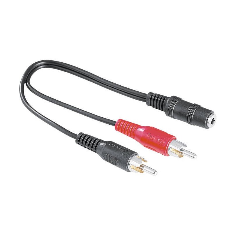 Audio cable and adapter - 3.5 mm AUX hona till RCA hane
