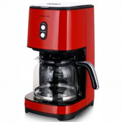 Coffee maker - Kaffebryggare Retro Black 1,5l 900Watt i röd