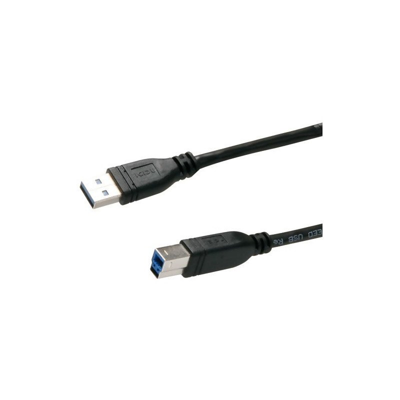 USB-kabel og USB-hubb - USB 3.0 kabel Type A han til Type B han 1 m (bulk)