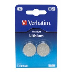 Elektrisk tilbehør - Verbatim CR2450 knappcellsbatterier