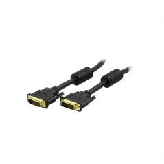 Skärmkabel & skärmadapter - DVI-kabel 1.5 till 2 meter (beg)