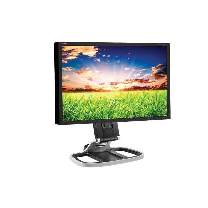 Brugte computerskærme - NEC MultiSync 22" LCD-monitor med HP-stativ (brugt)