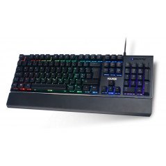 Baggrundsbelyst gamingtastatur - Fourze GK100 semi-mekaniskt RGB-gaming-tangentbord