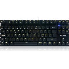 Baggrundsbelyst gamingtastatur - Fourze GK110 mekaniskt RGB-gaming-tangentbord