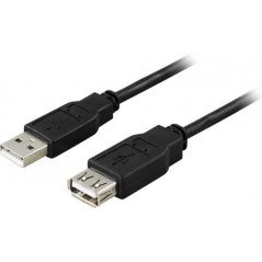USB-kablar & USB-hubb - Förlängningskabel USB i flera längder 0.1 meter