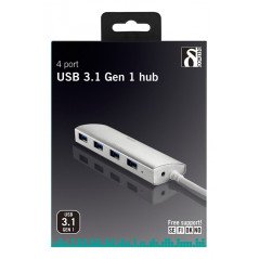 USB-kablar & USB-hubb - USB 3.1-hubb med 4 portar