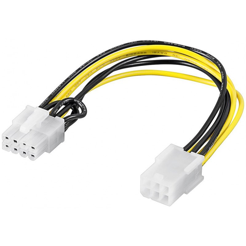 Övriga komponenter - 6-pin till 8-pin kabel för grafikkort