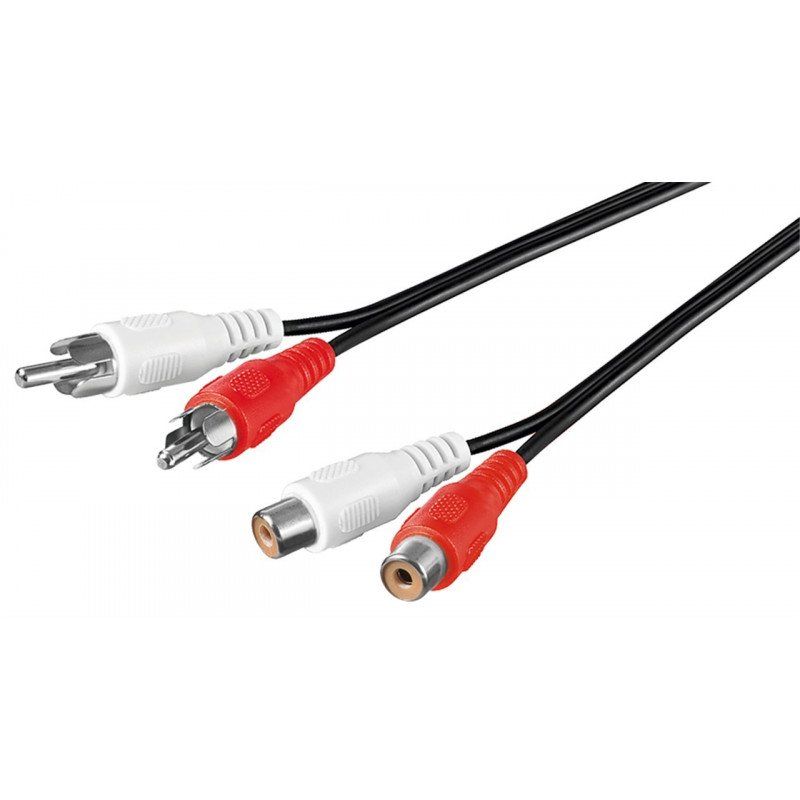 Audio cable and adapter - Goobay ljudkabel 2x RCA