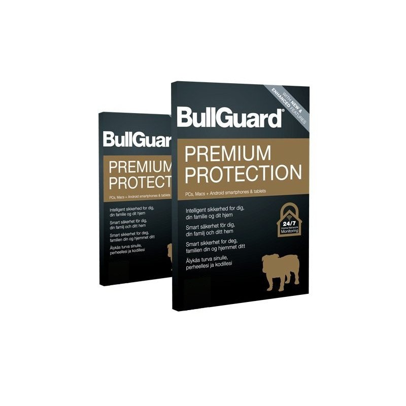 Antivirus - Bullguard Premium Protection 2020 5 enheder i 1 år