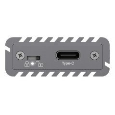 Kabinett för hårddisk - USB-C 3.1-kabinett för intern M.2 NVMe SSD