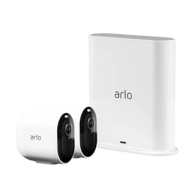 Digital Videocamera - Netgear Arlo Pro 3 VMS4240P Basstation med 2st kameror (Bargain)