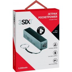Portable batterier - 3SIXT PowerBank batteri på 2200mAh