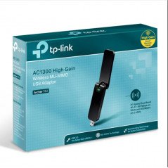 Trådlösa nätverkskort - TP-Link T4U AC1300 trådlöst WiFi USB-nätverkskort med Dual Band