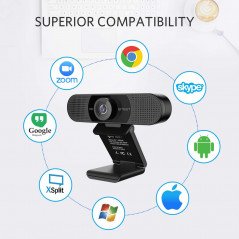 Webcameras - Emeet C960 HD Webcam i Full-HD med 2st mikrofoner