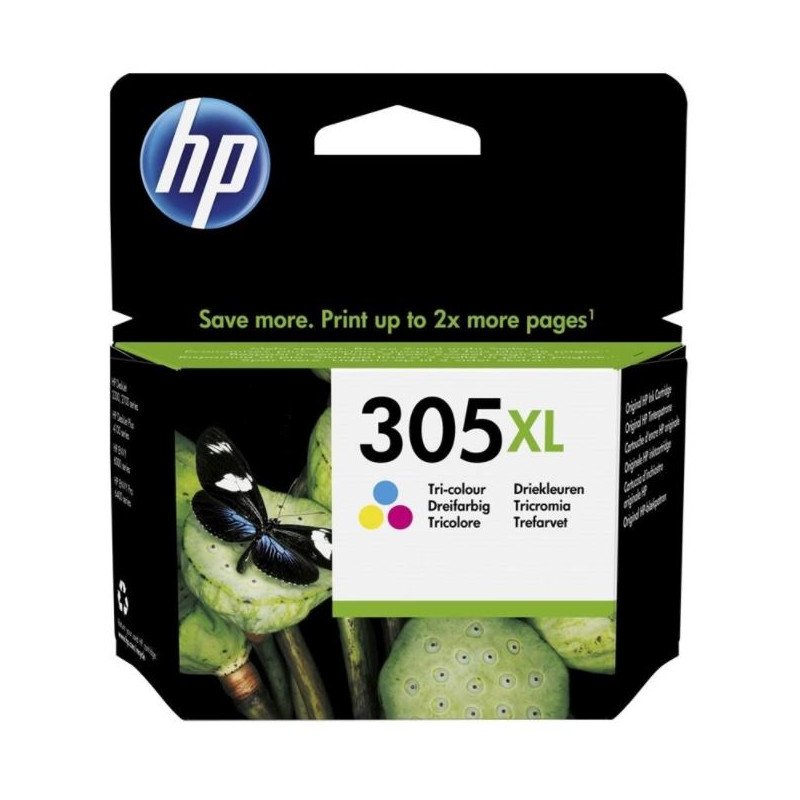 Skrivare/Printer tillbehör - HP 305 XL Tri-colour bläckpatron