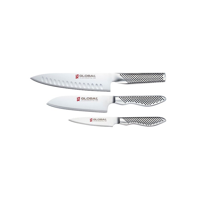 Kitchen Tools - Global 35 år knivset i 3 delar