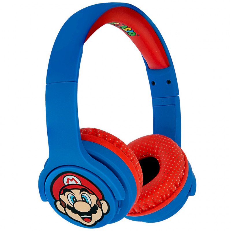 Bluetooth hovedtelefoner - Trådlösa bluetooth-hörlurar för barn Super Mario