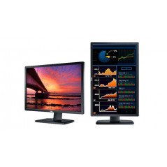 Used computer monitors - Dell 24" U2412M LED-skärm med IPS-panel (beg med repor)
