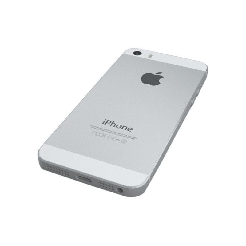 Brugt iPhone - iPhone 5S 16GB Silver (beg med mura)