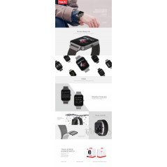 Smartwatch - Havit Smart Watch och Fitnesstracker (hjärtfrekvens, steg, sovmönster, kalori)