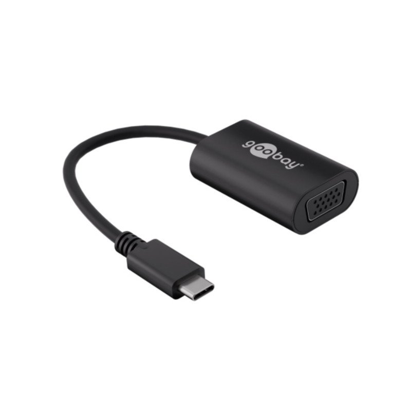 USB-C skärmadapter - Goobay USB-C till VGA-adapter