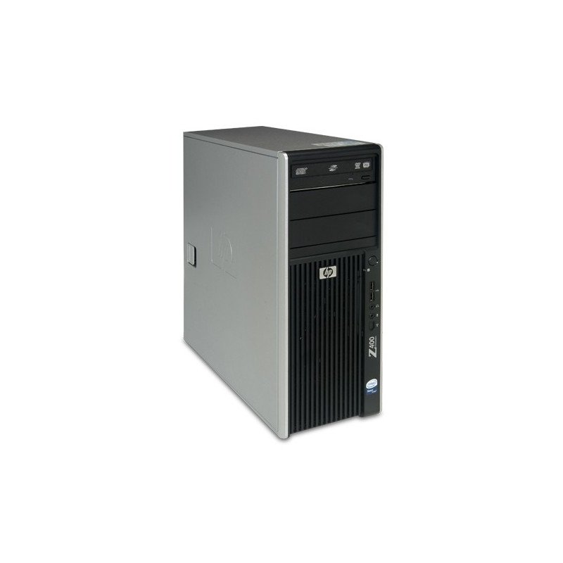 Brugt stationær computer - HP Workstation Z400 W3503 8GB NVS 295 128SSD 256HDD (brugt)
