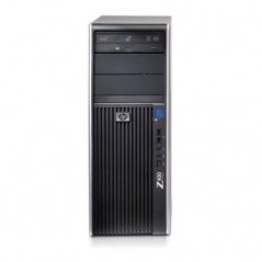 Brugt stationær computer - HP Workstation Z400 W3503 8GB NVS 315 128SSD 256HDD (brugt)