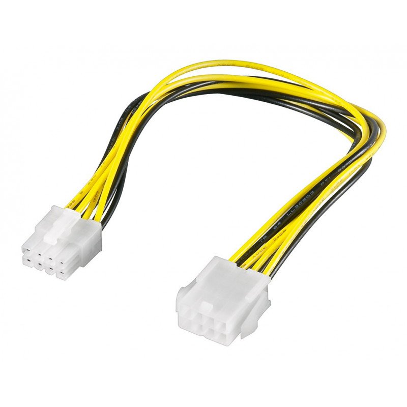 Övriga komponenter - 8-pin EPS strömkabel förlängning till moderkort