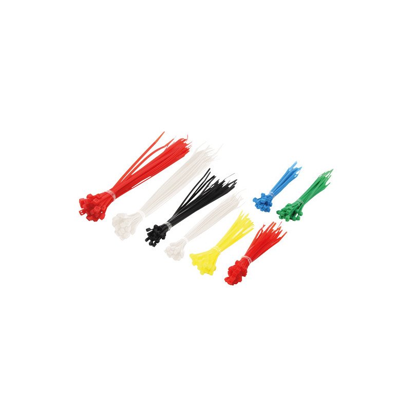 Kabelhåndtering - Cable ties 200-pak i 3 længder